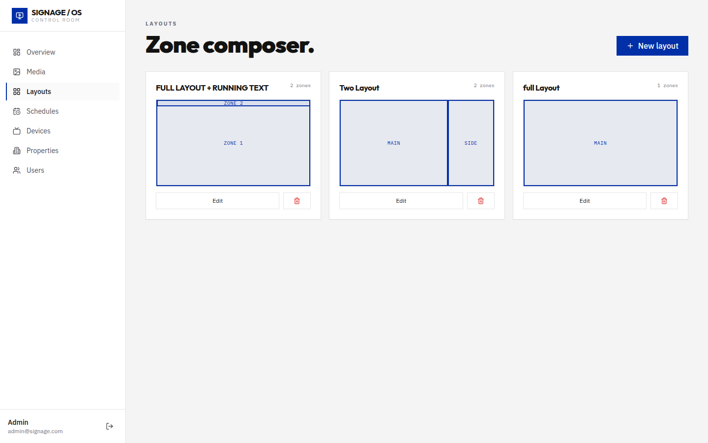 Layout Manager